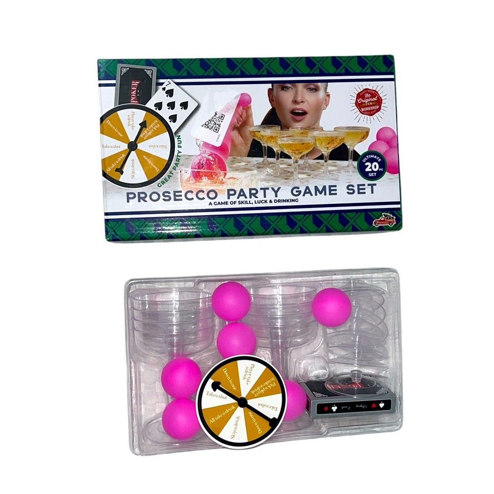 Prosecco Party Game Set - Never Used